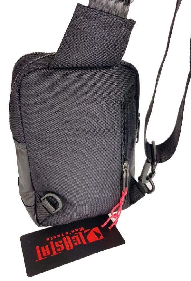 Рюкзак с одной лямкой LEASTAT 9010 чёрный