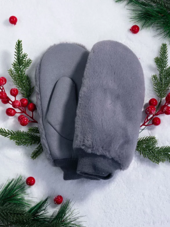 Варежки женские Baggins 0230 иск.мех Варежки женские Baggins 0230 иск.мех