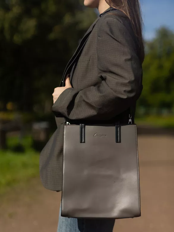 Сумка женская Baggins 58222 gray (4196-4001) Сумка женская Baggins 58222 gray (4196-4001)