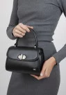 Сумка Esse 76562 ПОЛЛИ DARK кожа черная