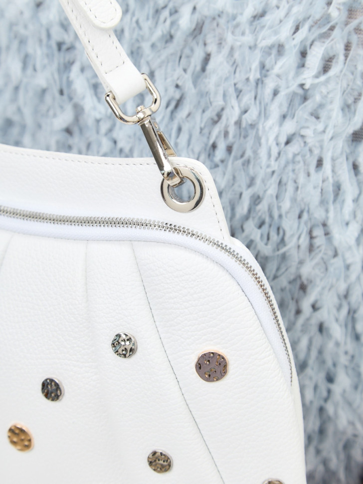 Сумка Curanni 2477 вителло белый/монет