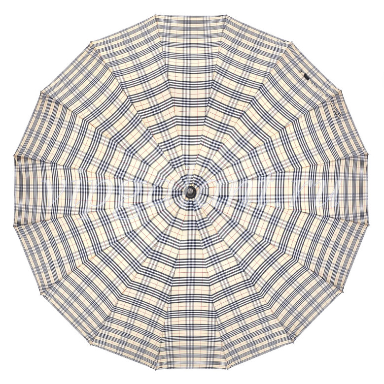 Зонт-трость Almas 437, 16 спицы, ручка прямая кожа Зонт-трость Almas 437, 16 спицы, ручка прямая кожа