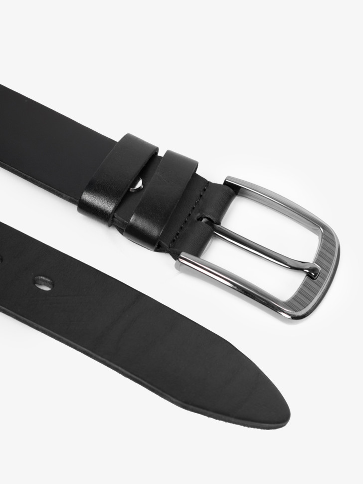 Ремень мужской Remart №40 черный гладкий