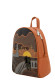 Рюкзак Protege 348-113 "Город №15" рыжий