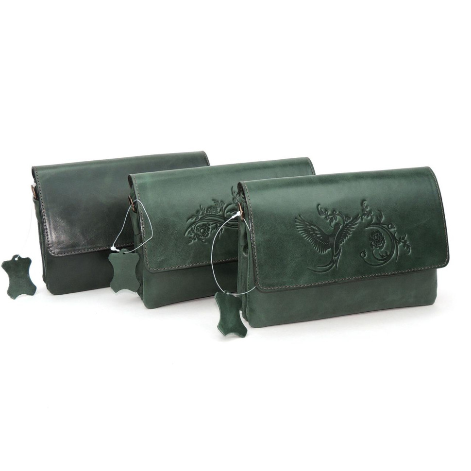 Сумка женская Natalia Kalinovskaya, «Гринли» Птица зеленая Сумка женская Natalia Kalinovskaya, «Гринли» Птица зеленая