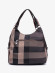 Сумка женская Runyi 08 серая клетка