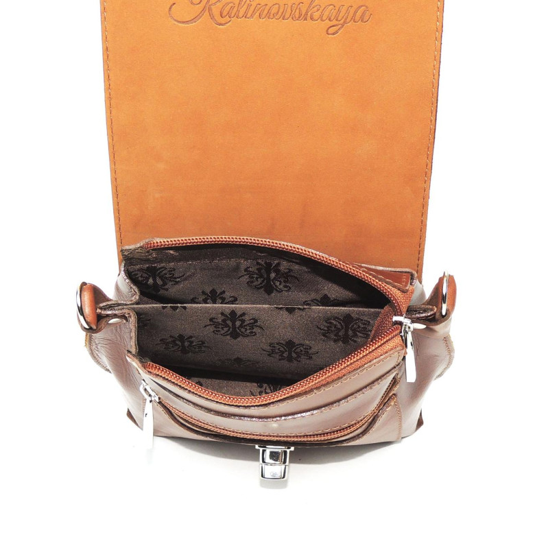 Сумка женская Natalia Kalinovskaya, С76т «Капри» рыжая