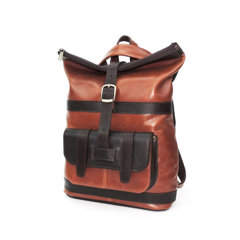 Сумка-рюкзак Natalia Kalinovskaya 54.602 Джойс рыжий/коричневый гладкая Сумка-рюкзак Natalia Kalinovskaya 54.602 Джойс рыжий/коричневый гладкая