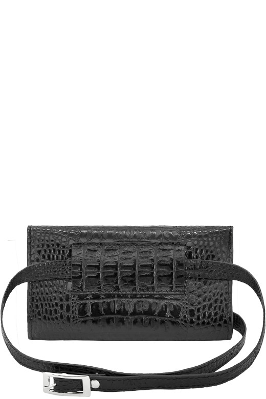 Сумка женская поясная Protege, Ц-398.3 синяя рептилия/кайман Сумка женская поясная Protege, Ц-398.3 синяя рептилия/кайман