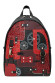 Рюкзак женский Protege, ДС-362-170 "Техно" чёрно-красный рептилия Рюкзак женский Protege, ДС-362-170 "Техно" чёрно-красный рептилия