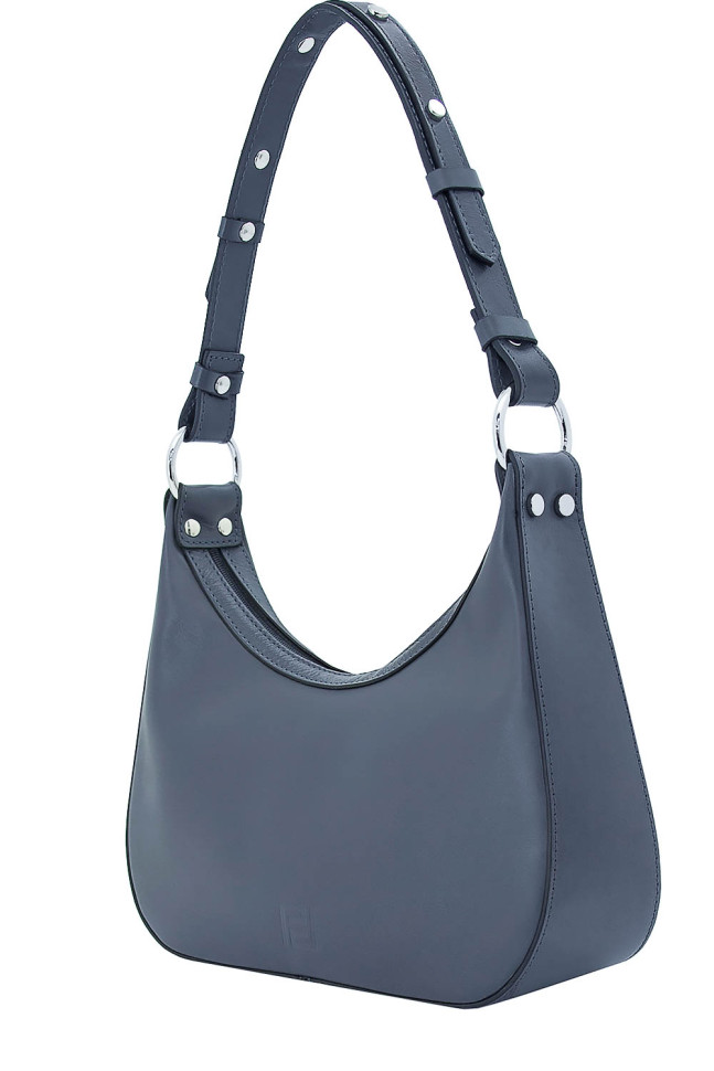 Сумка Protege Ц-511 серая гладкая