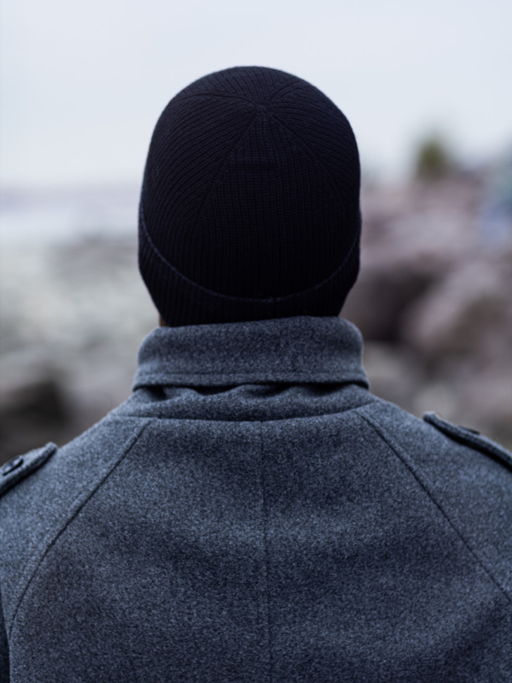 Шапка мужская 12271 MARHATTER чёрный (57-59)