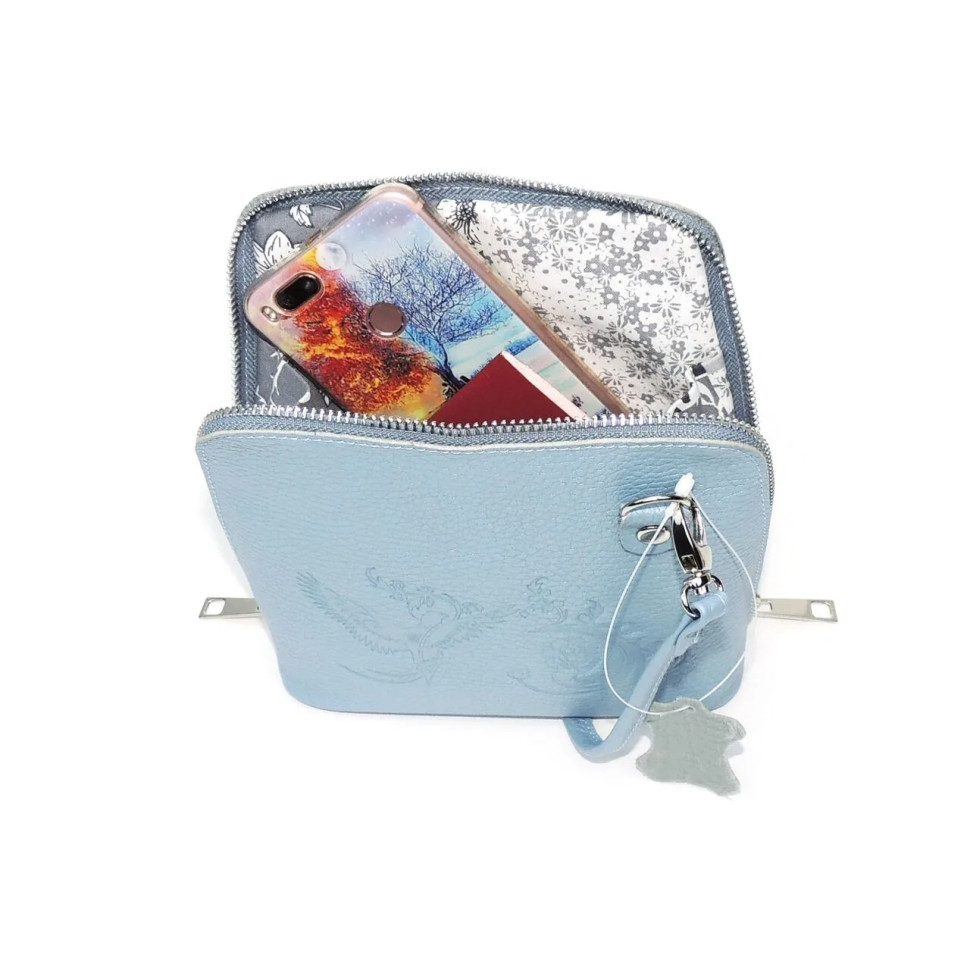 Сумка женская Natalia Kalinovskaya 83п.171 Ивон голубой перламутр