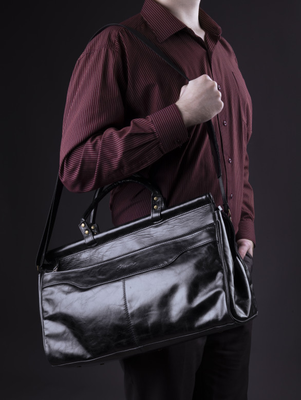 Сумка дорожная Baggins 1077 черная пулл-ап Сумка дорожная Baggins 1077 черная пулл-ап