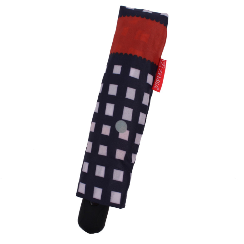 Зонт женский Zemsa, 112183 КЛЕТКА синий Зонт женский Zemsa, 112183 КЛЕТКА синий