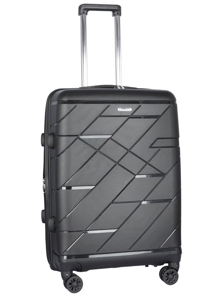 Чемодан RION+ 464 черный 24"