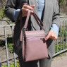 Женская кожаная сумка Natalia Kalinovskaya С86т "Рози" розовая