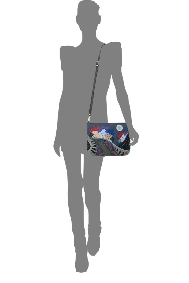 Сумка женская Protege, ДС-261-220 Город №27 чёрная