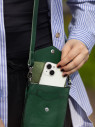 Сумка женская для телефона 5509 d.green Сумка женская для телефона 5509 d.green