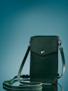 Сумка женская для телефона 5509 d.green