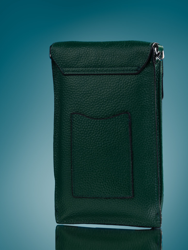 Сумка женская для телефона 5509 d.green