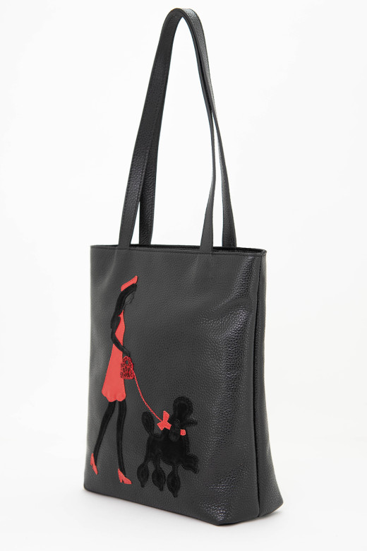 Сумка Protege ДС-517-316 "Дамочка№3" черный флотер