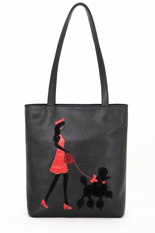 Сумка Protege ДС-517-316 "Дамочка№3" черный флотер