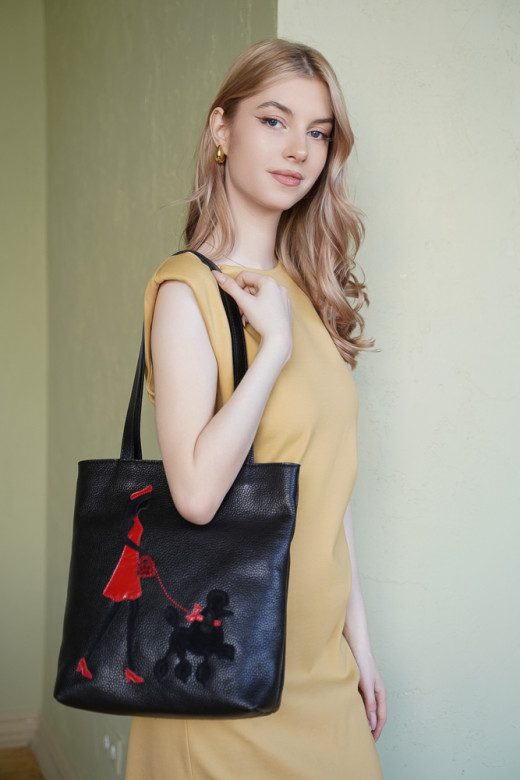 Сумка Protege ДС-517-316 "Дамочка№3" черный флотер