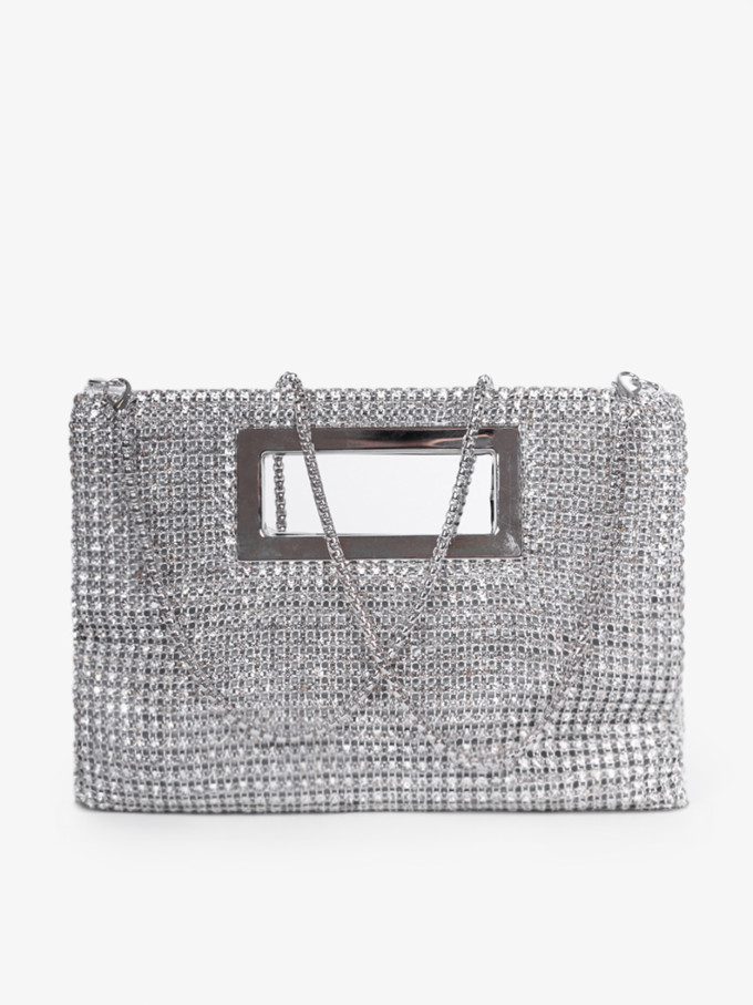 Клатч Baggins ZP029 серебристый Клатч Baggins ZP029 серебристый