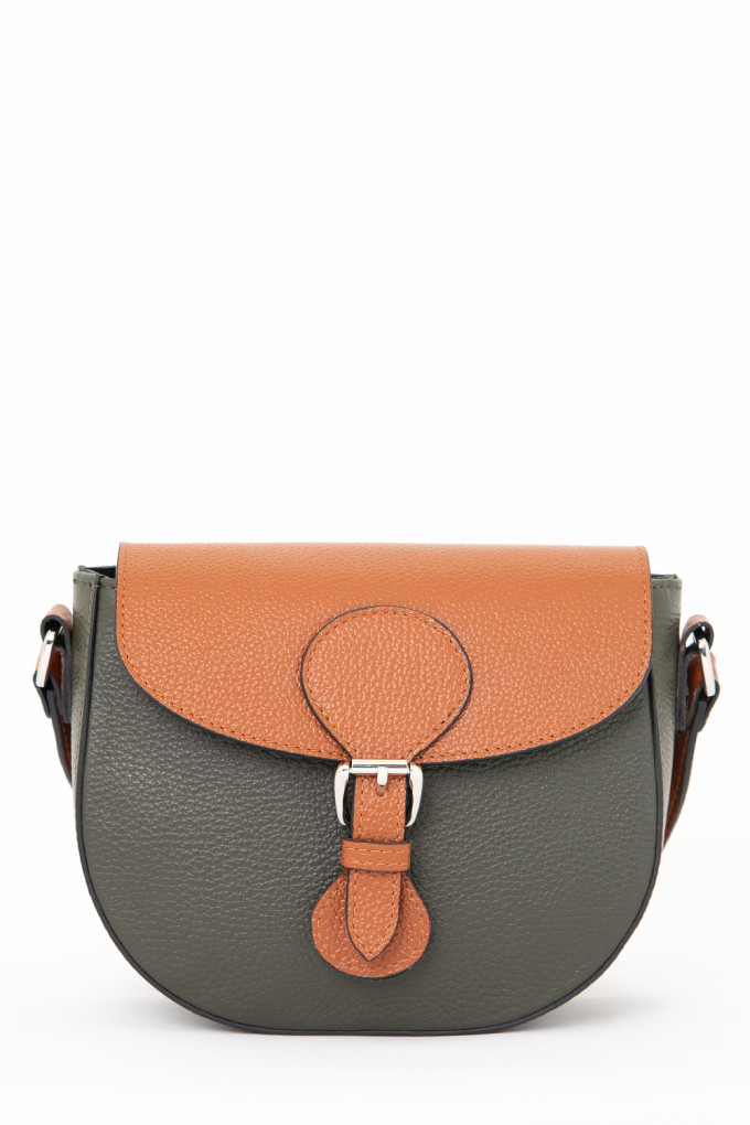 Сумка женская Protege, Ц-529 хаки/рыжий флотер