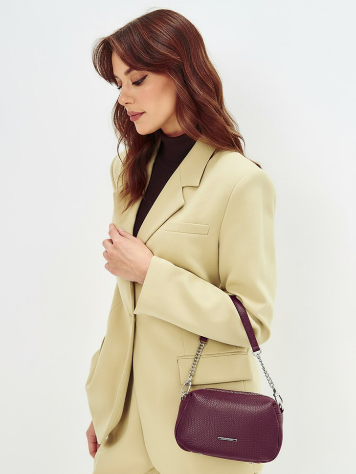 Сумка FIATO 2852 вителло бордо