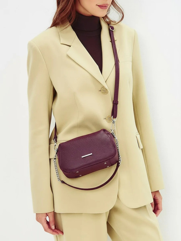 Сумка FIATO 2852 вителло бордо