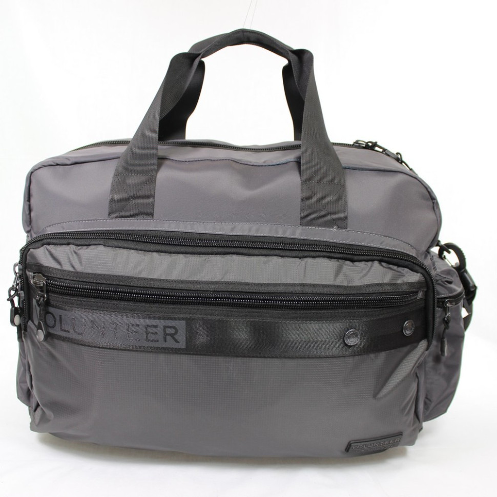 Дорожная сумка из текстиля Volunteer 1676-14 серая