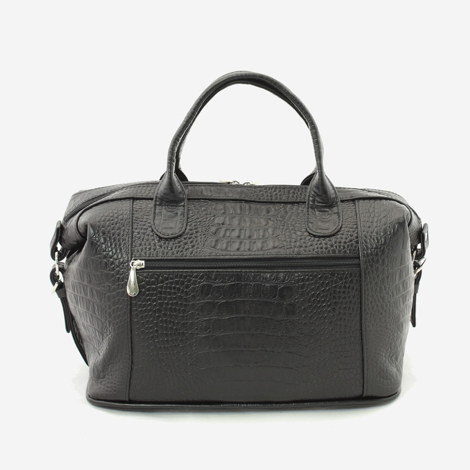 Сумка-саквояж Protege, ДС-195-156 Техно чёрно-синяя рептилия