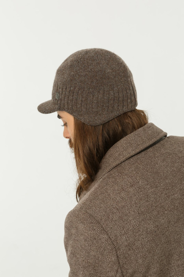 Мужское кепи 12331 MARHATTER серое/бежевое