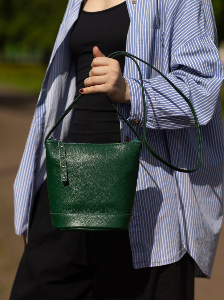 Сумка женская Baggins 5503 тёмно-зелёная