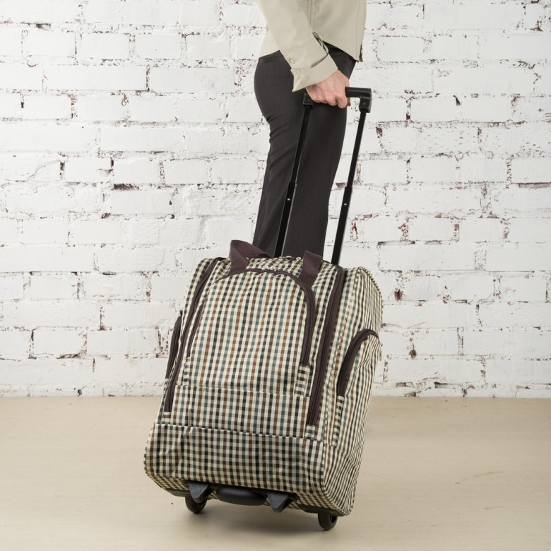 Сумка дорожная на колёсах Voyage 6-301 гусиная лапка Сумка дорожная на колёсах Voyage 6-301 гусиная лапка