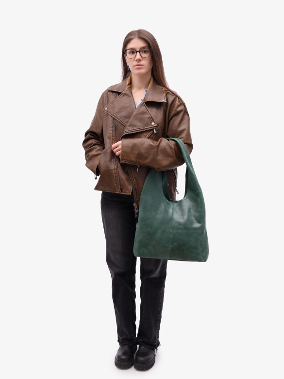 Сумка ALEXX 0127 темно зеленая Сумка ALEXX 0127 темно зеленая