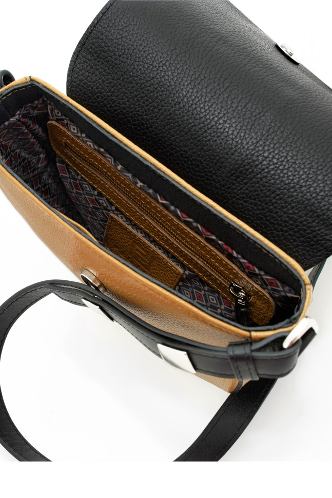 Сумка женская Protege, Ц-471 ярко-жёлтая/бордовая/чёрная флотер