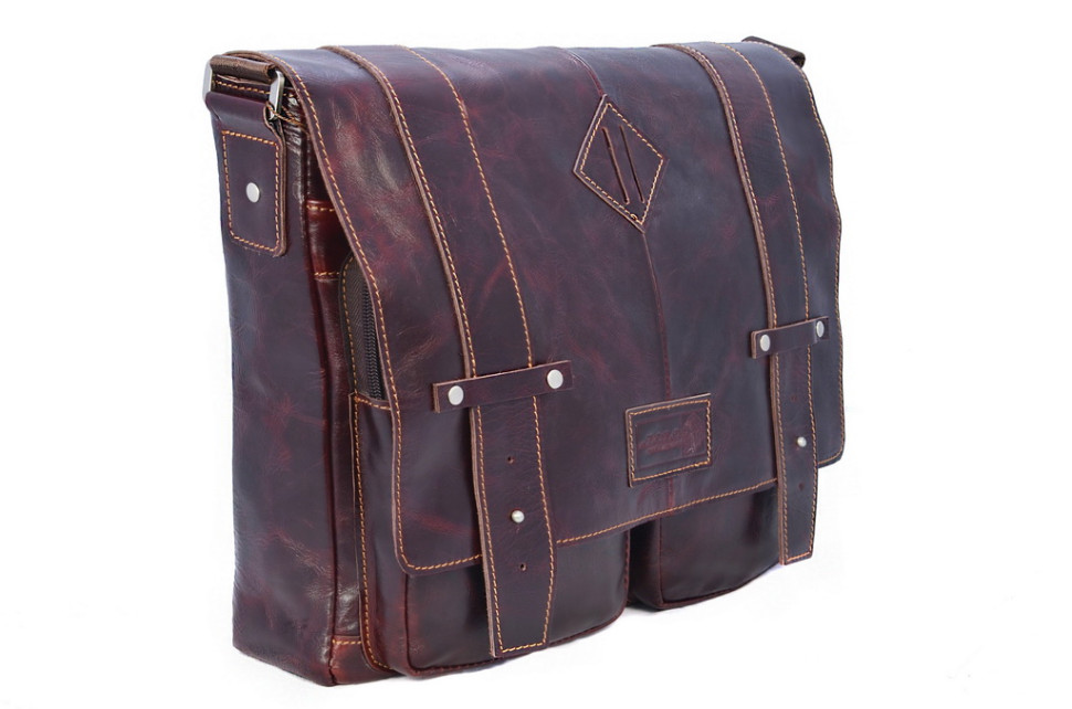 Сумка-планшет мужская XL Zolo, 1138-8 cognac