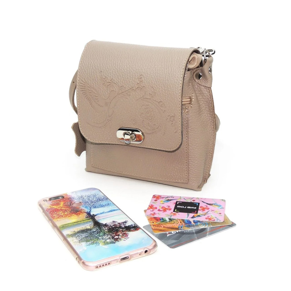 Сумка женская Natalia Kalinovskaya С76п.151 «Молли» капучино флотер