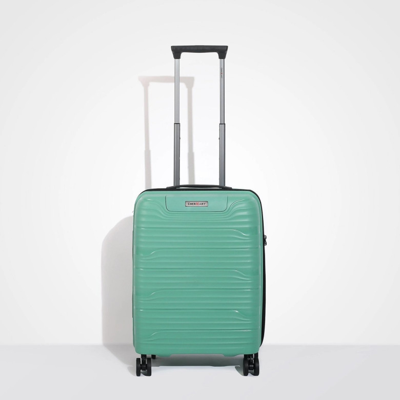 Чемодан Eberhart Wave 46W-022 полипропилен 4 колеса зелёный Чемодан Eberhart Wave 46W-022 полипропилен 4 колеса зелёный