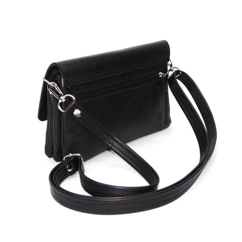 Черная женская кожаная сумка Natalia Kalinovskaya «Мальта» Растение Черная женская кожаная сумка Natalia Kalinovskaya «Мальта» Растение