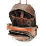 Рюкзак женский Natalia Kalinovskaya Р-43.602-1 «Леона» коричневый/рыжий гладкий
