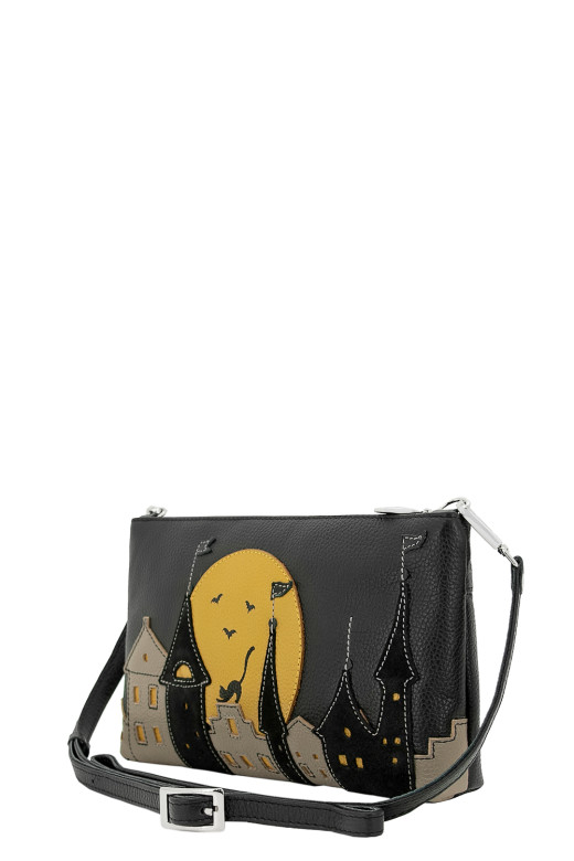 Сумка женская Protege, ДС-251-76 Город №7 чёрная Сумка женская Protege, ДС-251-76 Город №7 чёрная