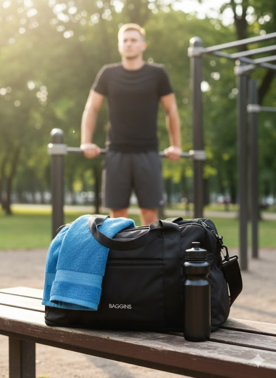 Сумка дорожно-спортивная Baggins 9230 черная Сумка дорожно-спортивная Baggins 9230 черная