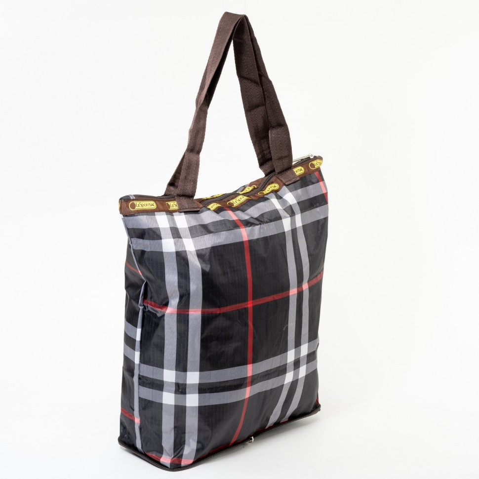 Сумка-трансформер Ж01-05 клетка бежевая