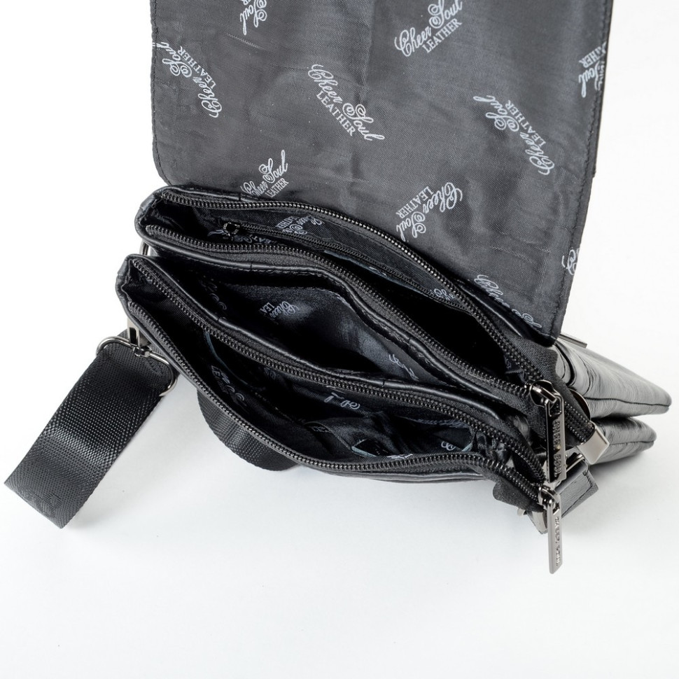 Сумка мужская Cheer Soul 6830 коричневая