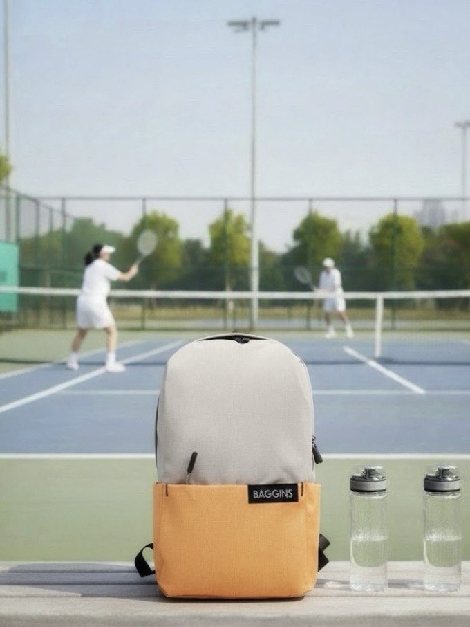 Рюкзак Baggins 621 серый/оранжевый