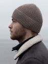 Шапка мужская 11658 MARHATTER серо-бежевая